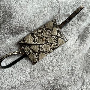 Aldo Snake Print Fanny Pack